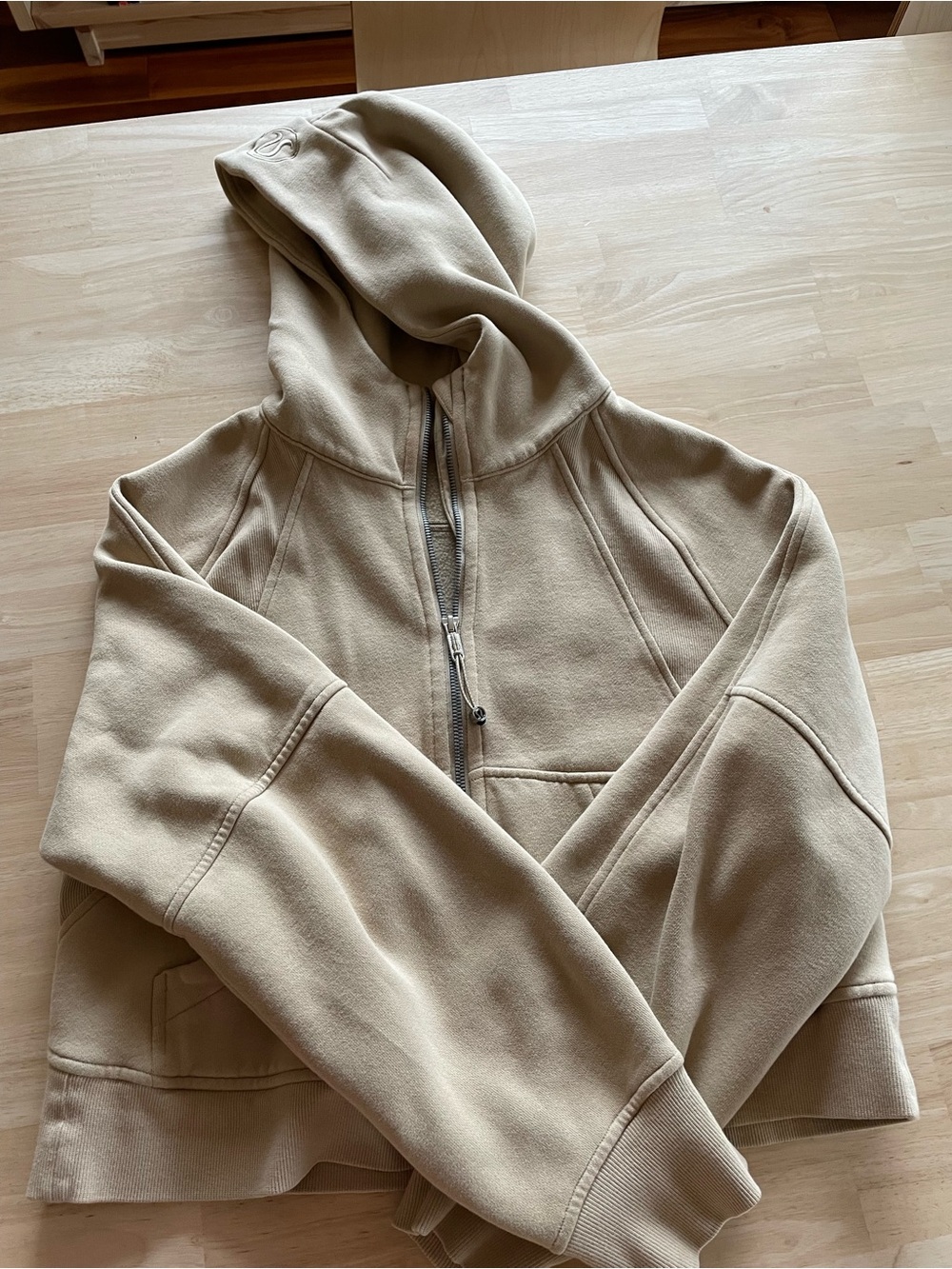 Lululemon crop full zip sweatshirt